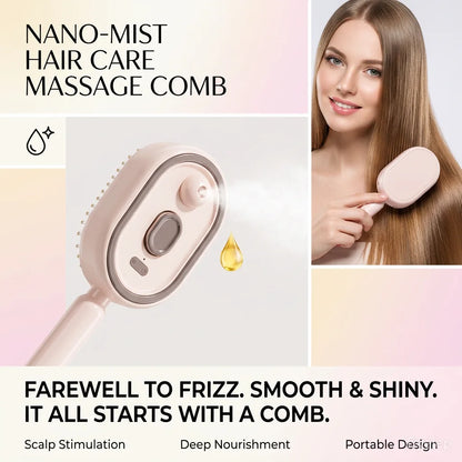 AquaBrush - Brosse Brumisateur & Massage